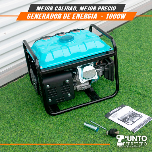 generador gasolinero energy motor 4 tiempos 190cc 1000W 7 litros