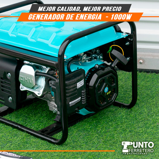 generador gasolinero energy motor 4 tiempos 190cc 1000W 7 litros