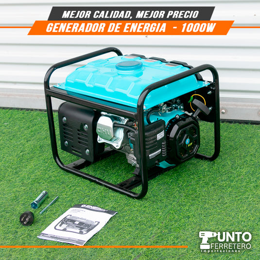 generador gasolinero energy motor 4 tiempos 190cc 1000W 7 litros
