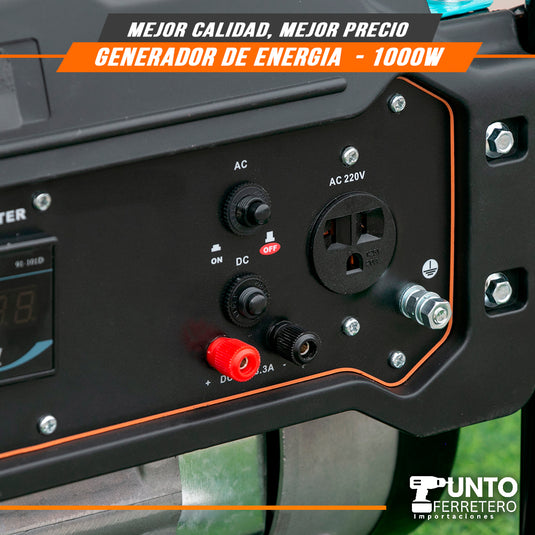 generador gasolinero energy motor 4 tiempos 190cc 1000W 7 litros