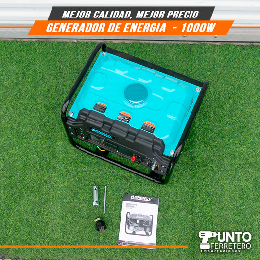 generador gasolinero energy motor 4 tiempos 190cc 1000W 7 litros